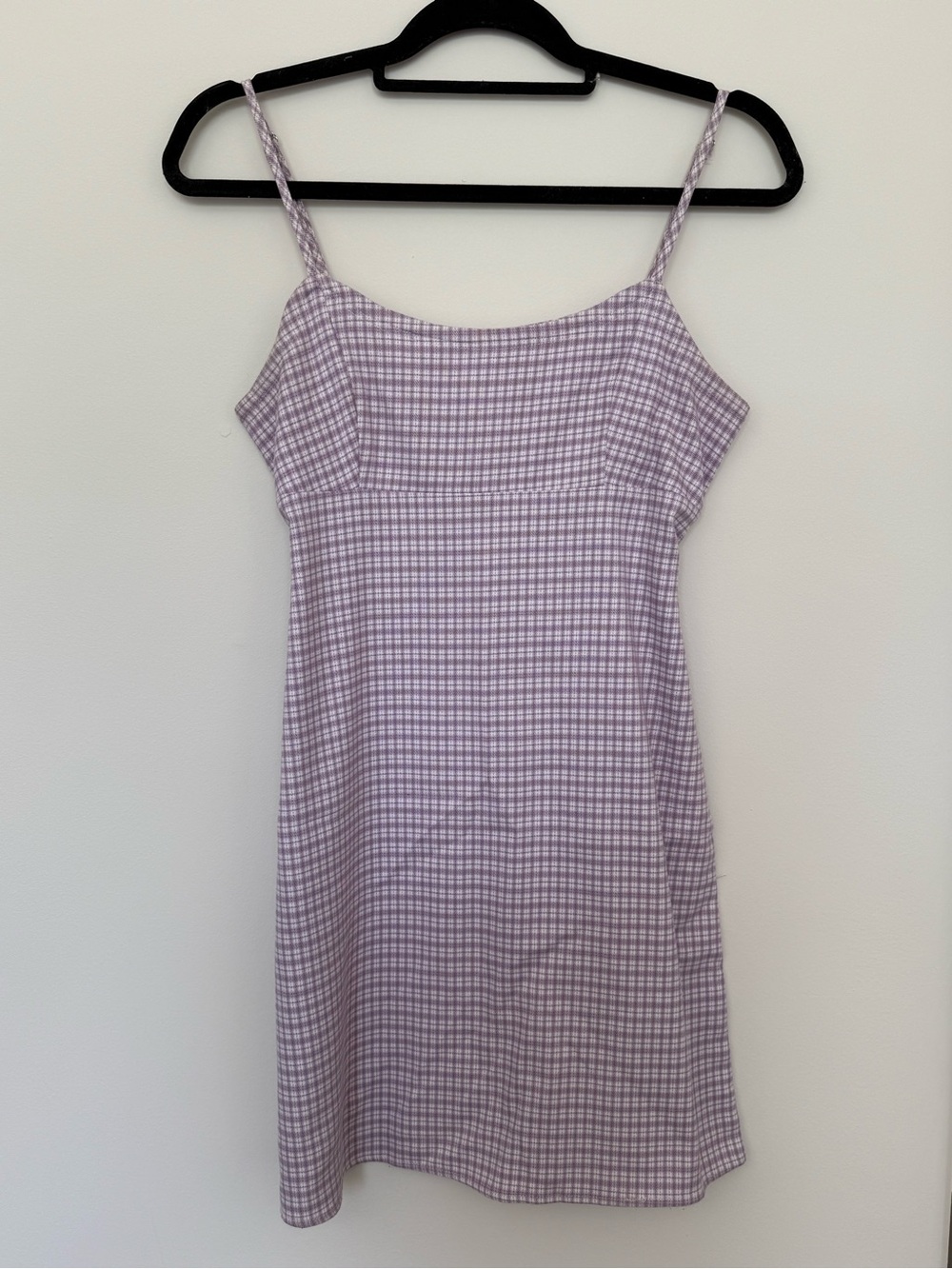 Brandy Melville/John Galt Purple Gingham Dress